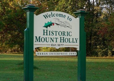 Historic Mount Holly Sign